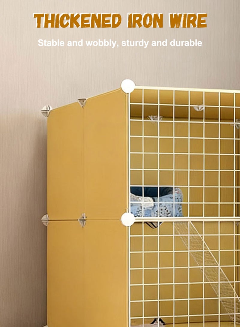 كيدل قطة قفص مساحة حرة كبيرة جدا منزل قطة منزل داخلي - Image 2